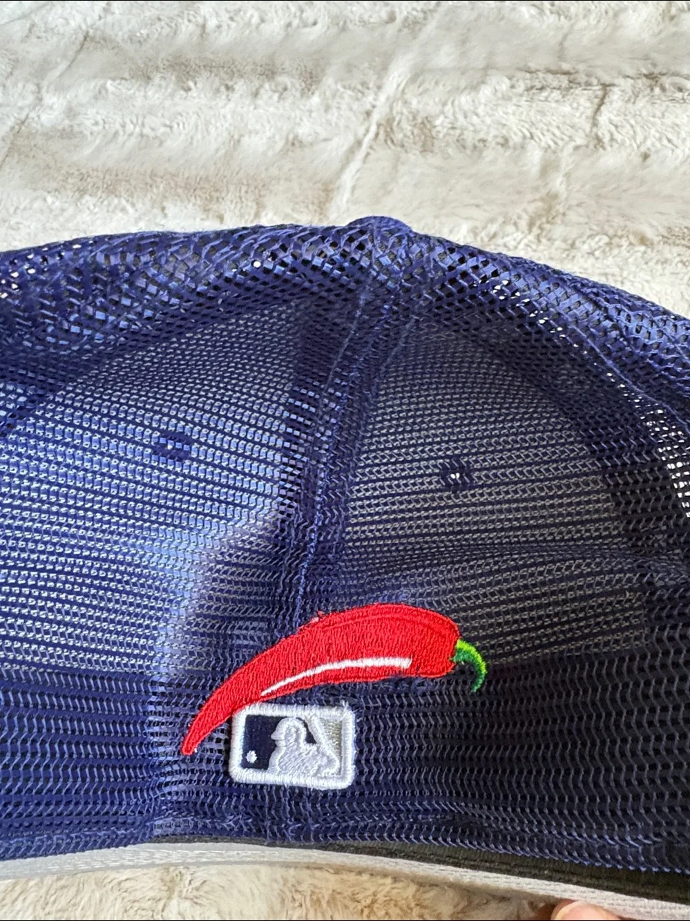 New Era Kids LA Baseball Cap - Blue with White Logo Chiles